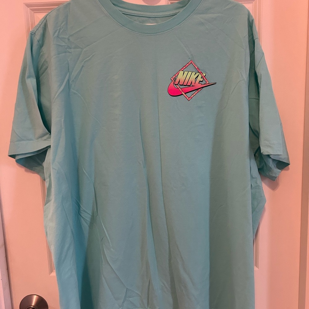 Nike Aqua Tee with Logo